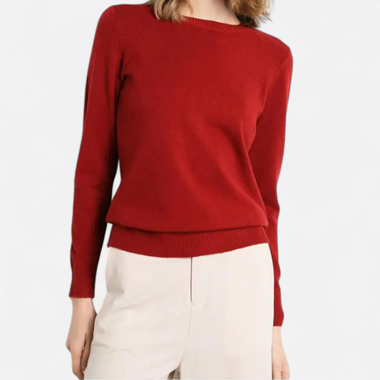 Old Monarchy | Women’s Merino Wool O-Neck Sweater