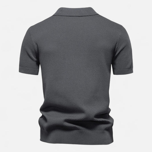 Old Monarchy | Men’s Knit Polo Shirt – Elegant Comfort for Leisure & Business