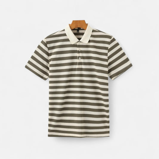 Old Monarchy | Men’s Shoreline Polo – Coastal Ease, Tailored Sophistication for Summer Living