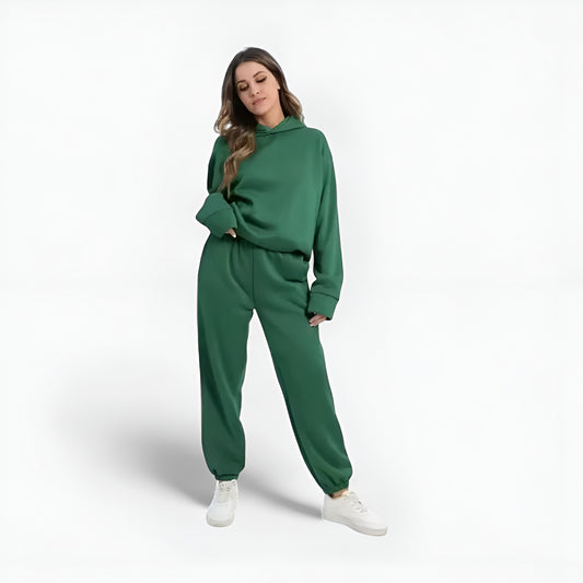 Old Monarchy | Women’s Two-Piece Lounge Tracksuit – Hooded Sweatshirt & Trousers