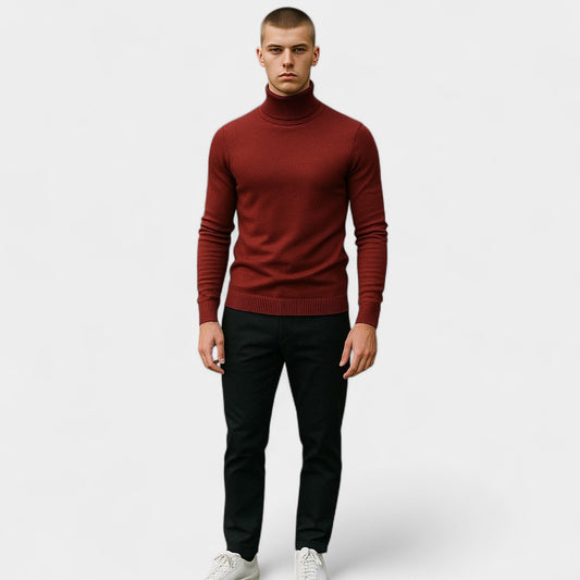 Old Monarchy | Men’s Knitted Sweater – Slim Fit, Casual Winter Layer