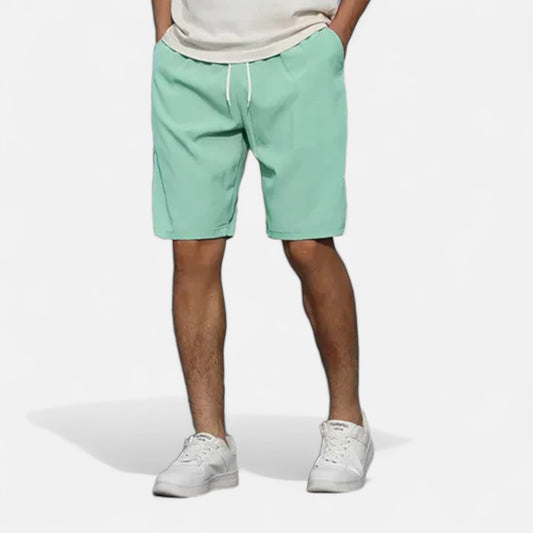 Men’s High-Waisted Shorts – Vintage Structure, Modern Versatility