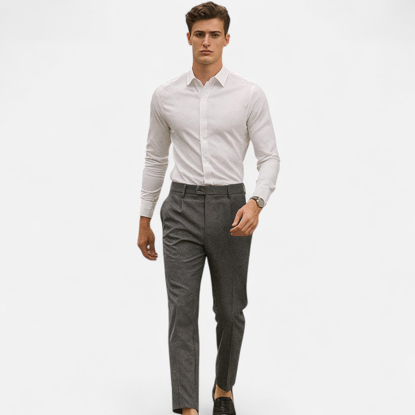 Old Monarchy | Men’s Augusto Tailored Stretch Trousers