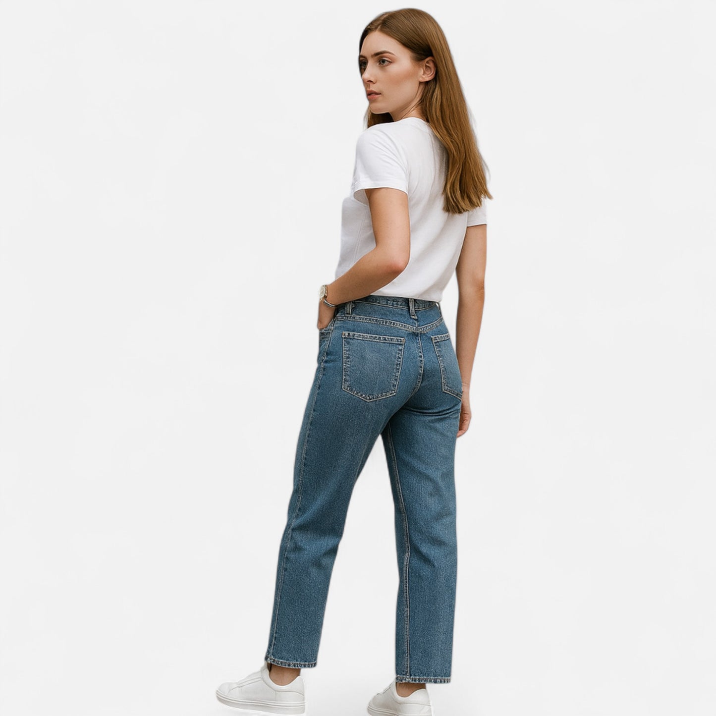 Old Monarchy | Women’s Vintage High Waist Wide Leg Jeans