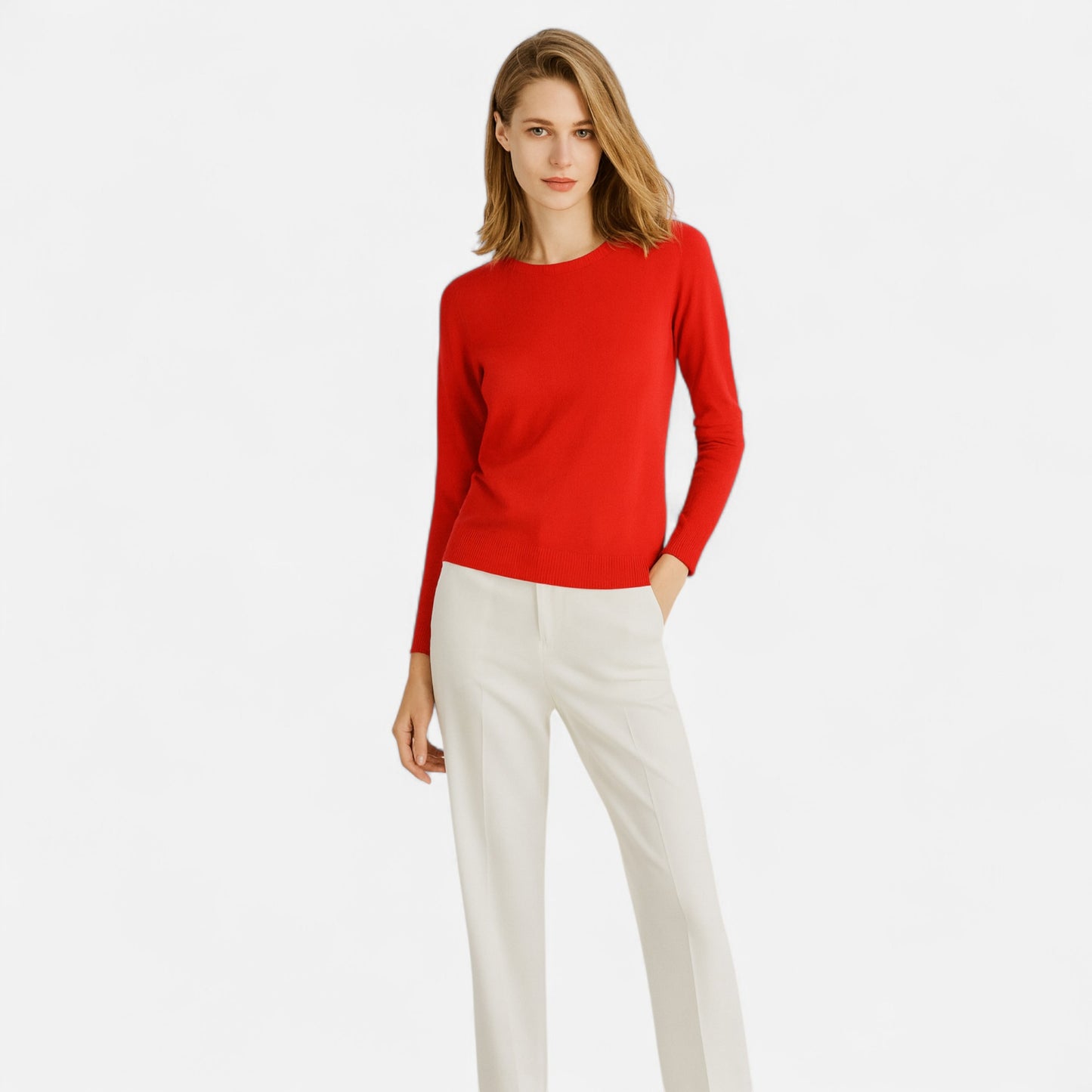 Old Monarchy | Women’s Merino Wool O-Neck Sweater