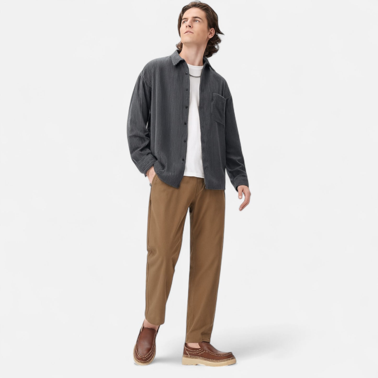 Old Monarchy | Men’s Classic Corduroy Shirt