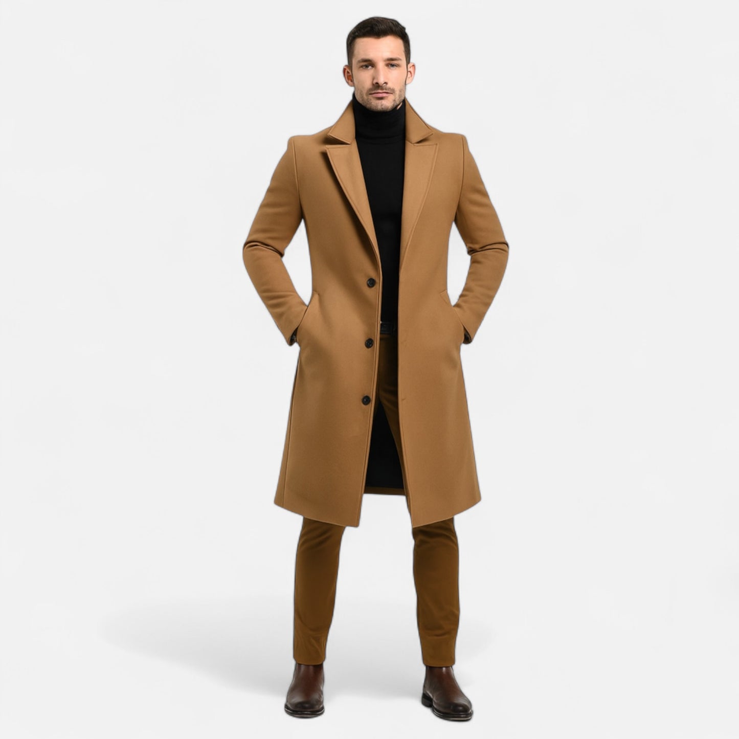 Old Monarchy | Men’s Classic Overcoat – Heritage Design, Timeless Refinement