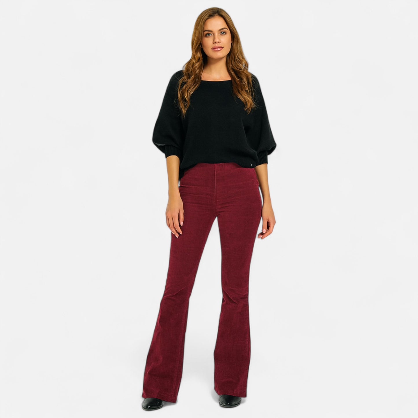 Old Monarchy | Women’s High-Waist Flare Trousers – Timeless Style, Refined Silhouette