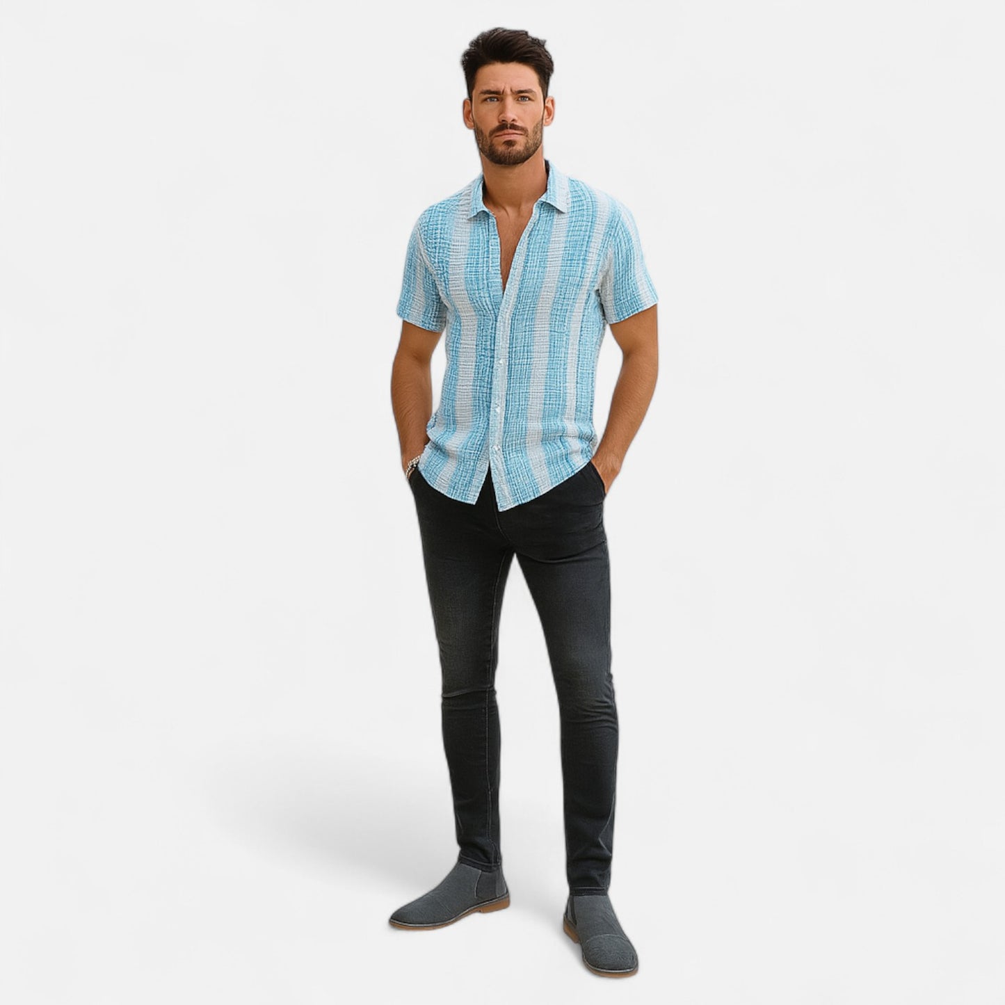 Old Monarchy | Men’s Suede Lace-Up Ankle Boots – Classic Craftsmanship, Elevated Casual Elegance