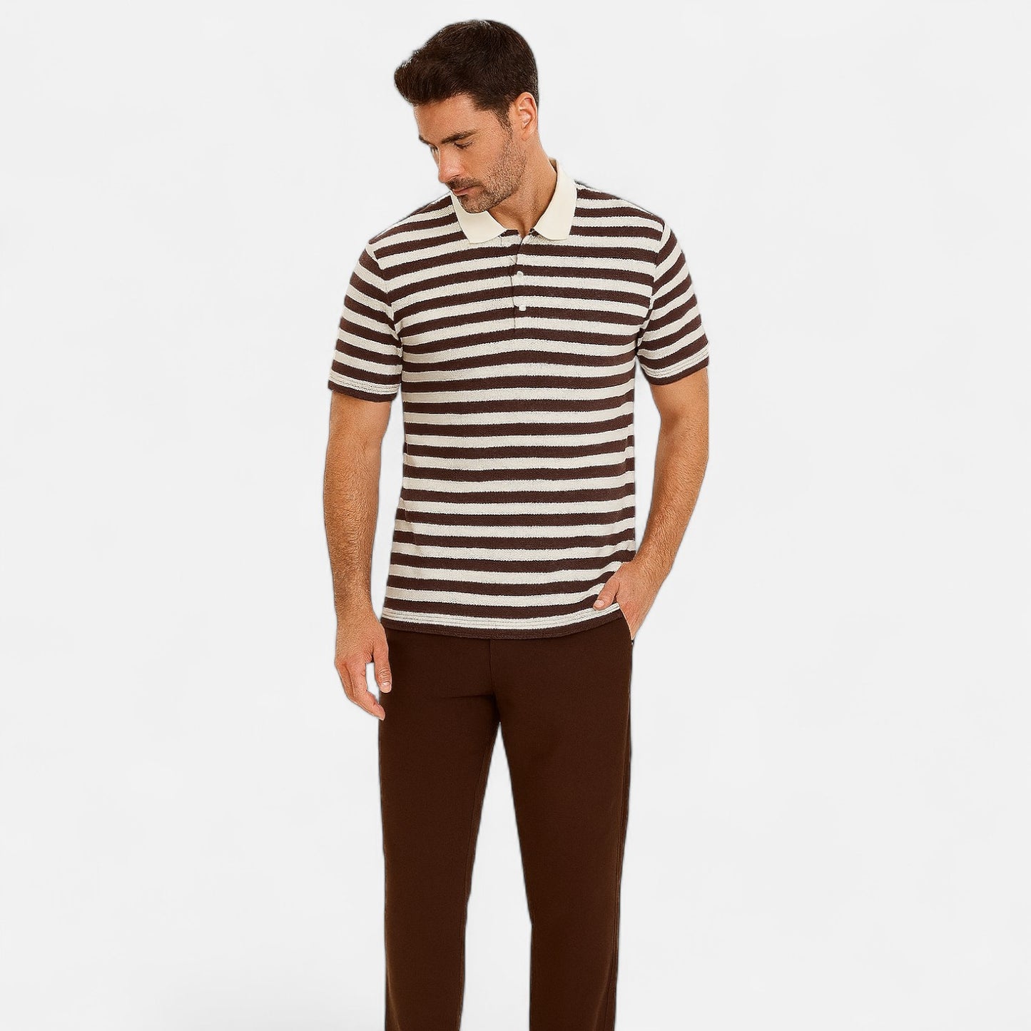 Old Monarchy | Men’s Shoreline Polo – Coastal Ease, Tailored Sophistication for Summer Living