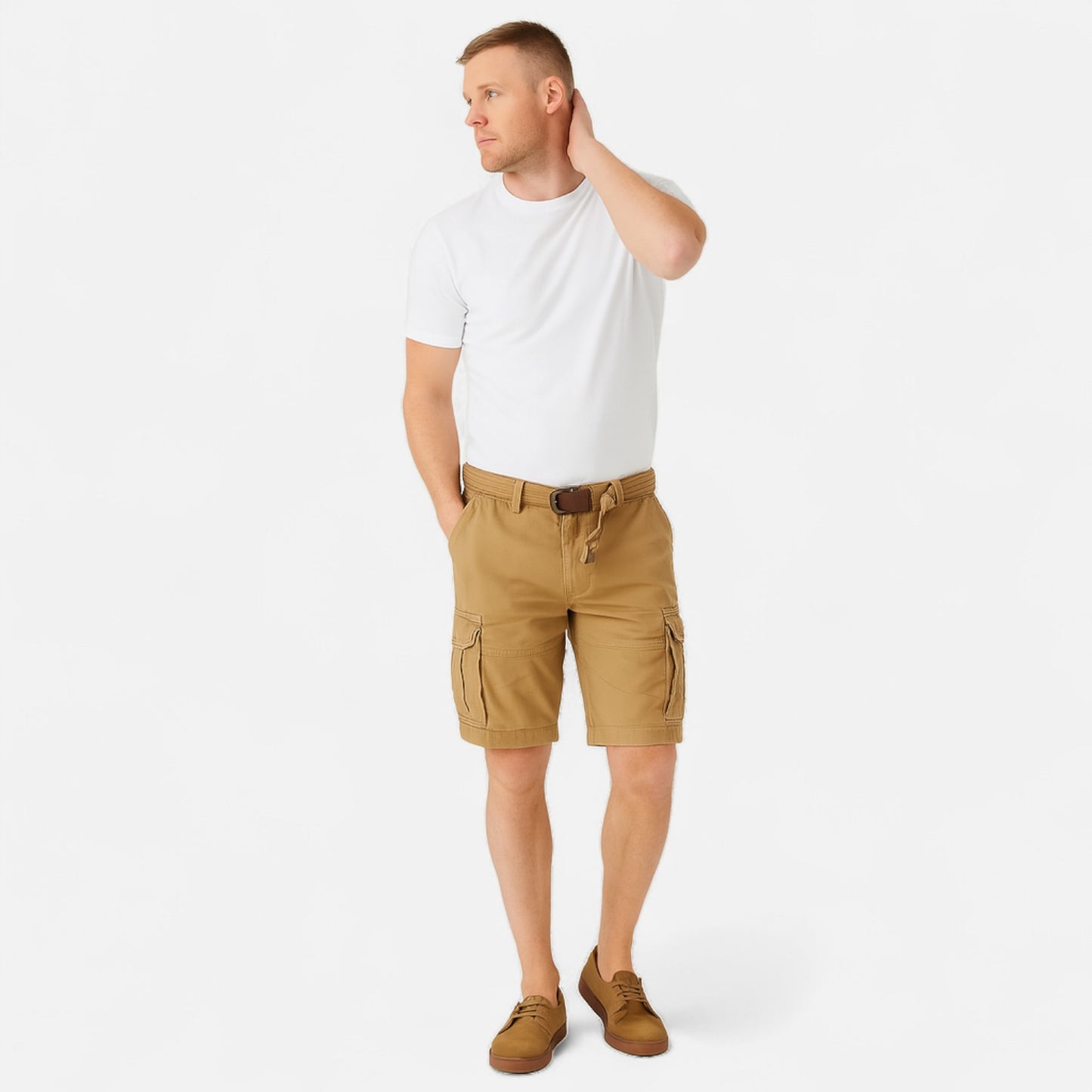 Old Monarchy | Men’s Palermo Cargo Shorts – Classic Utility with Timeless Design for Everyday & Casual Adventure