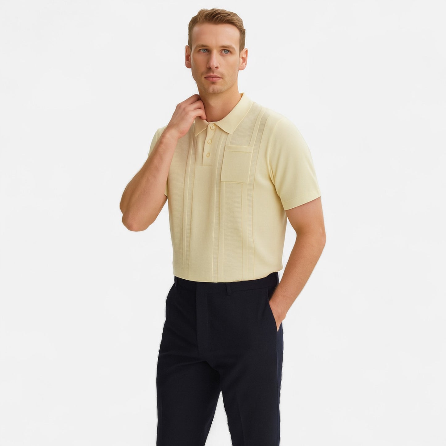 Old Monarchy | Men’s Commute Polo Shirt – Premium Comfort with Classic Collar for Business Casual & Professional Daily Wear