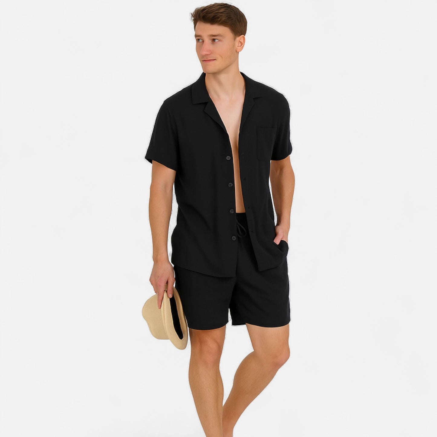 Old Monarchy | Men’s Linen Two-Piece Set – Premium Lightweight Co-Ord for Refined Casual & Leisure Wear