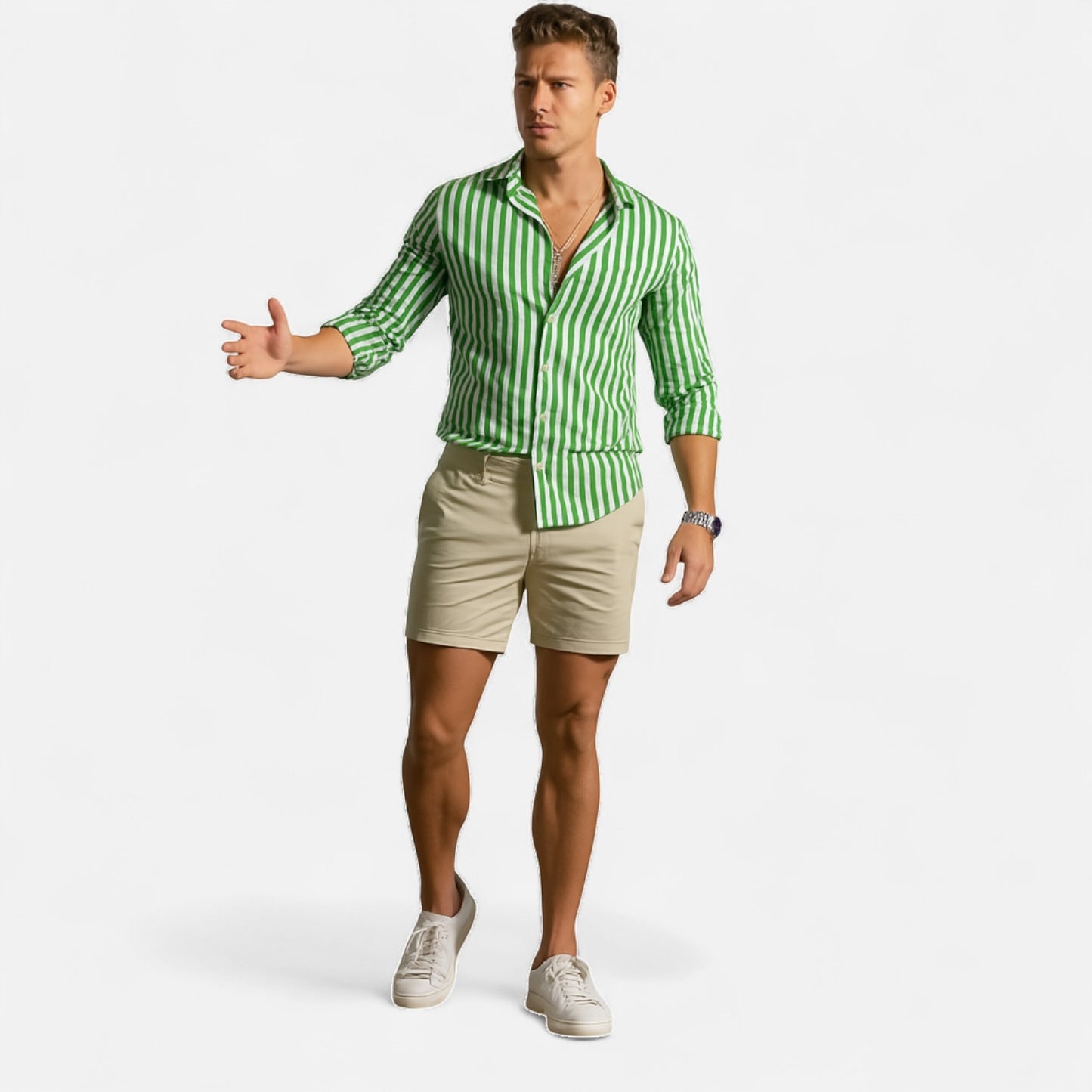 Old Monarchy | Men’s Chino Shorts – Tailored Ease with Everyday Sophistication