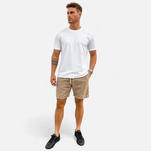 Old Monarchy | Men’s Summer Shorts – Tailored Fit in Lightweight Cotton Blend for Warm-Weather Ease