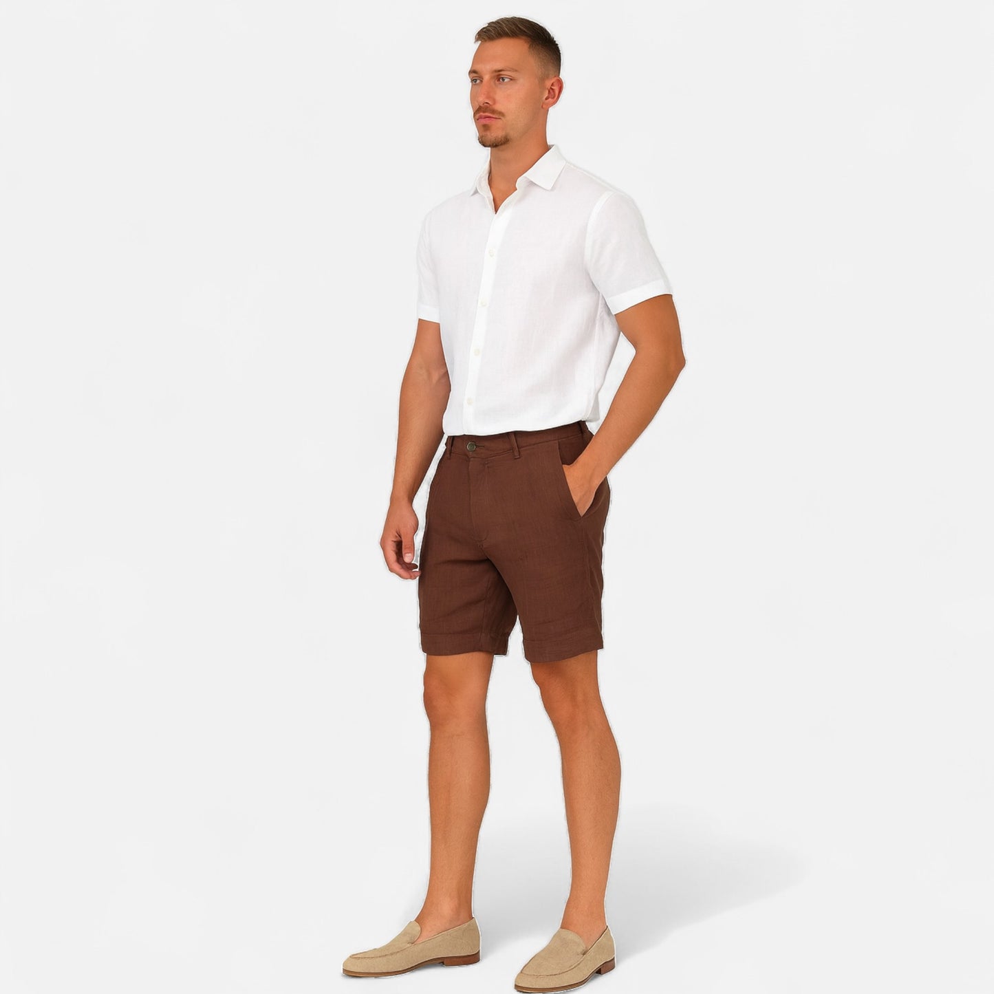 Old Monarchy | Men’s Linen Shorts – Lightweight Breathability, Tailored Summer Ease