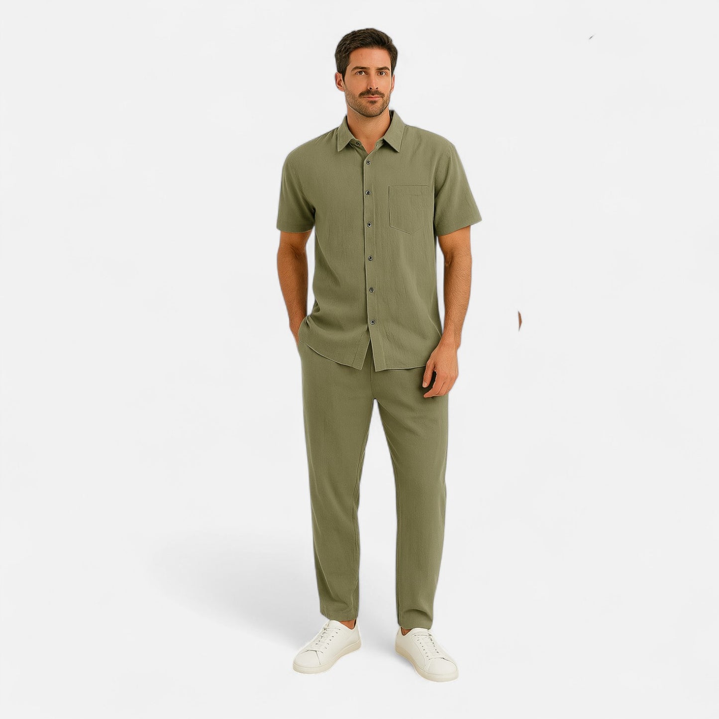 Old Monarchy | Men’s Vintage Shirt & Trouser Set – Heritage Style, Relaxed Refinement for the Modern Gentleman