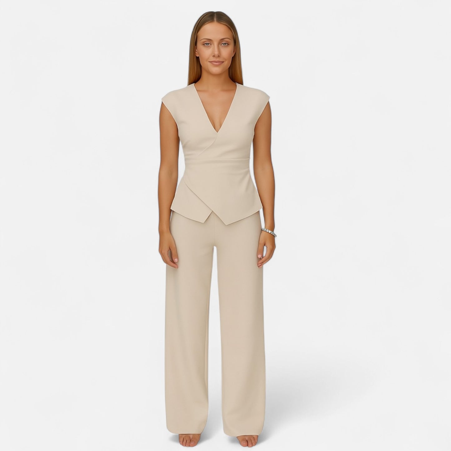 Old Monarchy | Women's Summer Co-ord Set – Tailored Ease, Modern Refinement