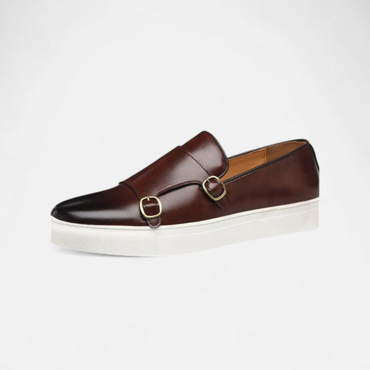 Old Monarchy | Men’s Buckle Loafers – Classic Leather Slip-Ons with Modern Edge