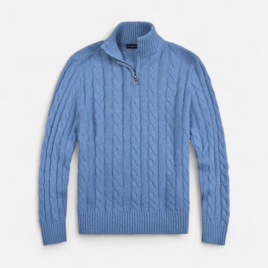 Old Monarchy | Men’s Merino Half Zip Sweater