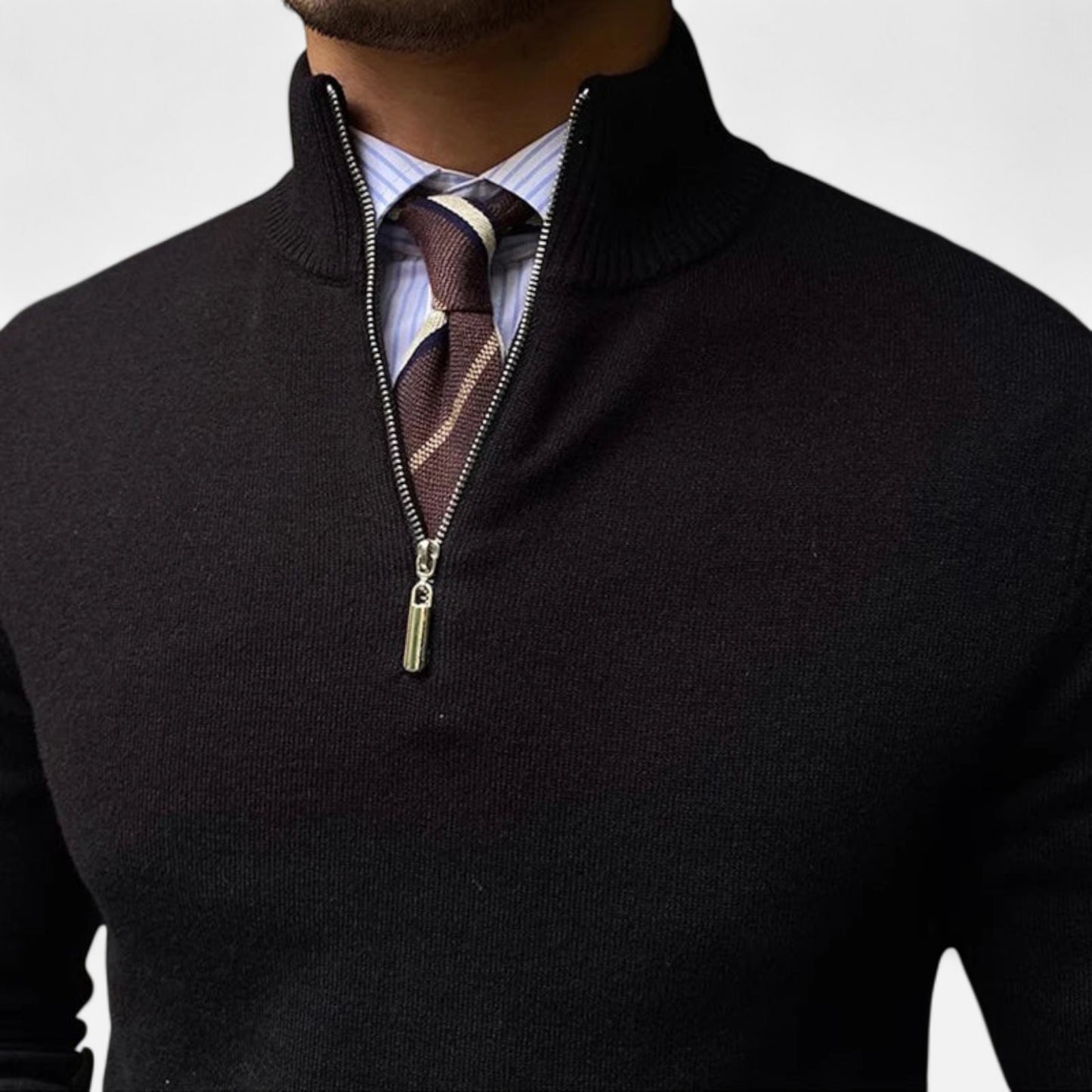 Old Monarchy | Men’s Classic Half Zip Sweater