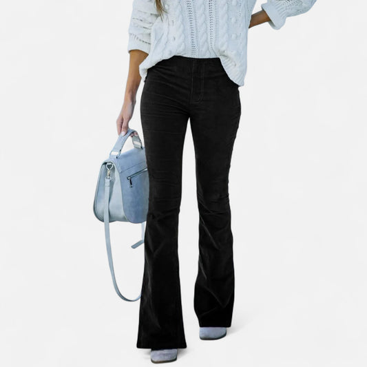 Old Monarchy | Women’s High-Waist Flare Trousers – Timeless Style, Refined Silhouette