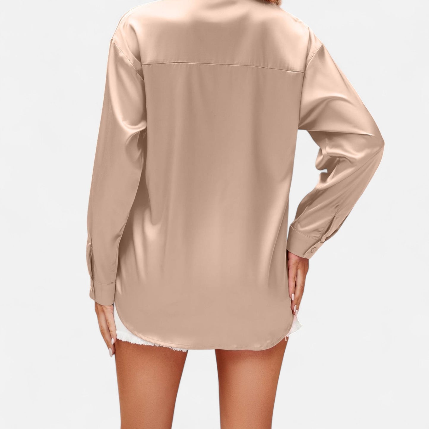 Old Monarchy | Women’s Satin Blouse – Effortless Elegance, Lightweight Sophistication for Every Occasion