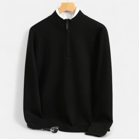 Old Monarchy | Men’s Merino Wool Half Zip Sweater