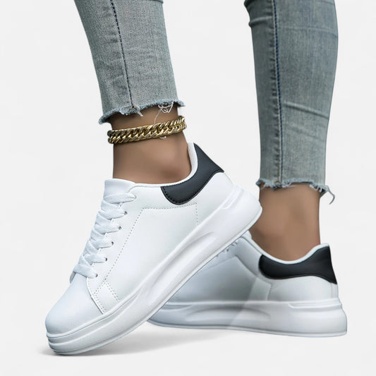 Old Monarchy | Women’s Heritage White Leather Sneakers