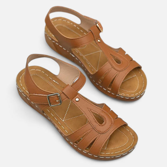 Old Monarchy | Women’s Orthopaedic Closed-Toe Sandals – Corrective Arch Support, Adjustable Comfort for Everyday Stability