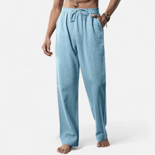 Old Monarchy | Men’s Linen Summer Trousers – Lightweight Comfort, Refined Casual Appeal