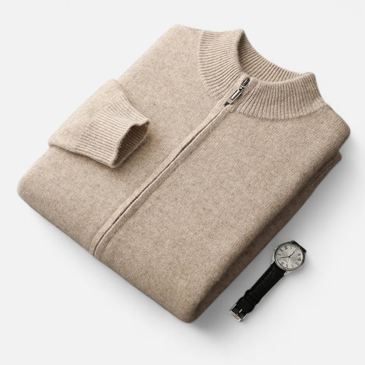 Old Monarchy | Men’s Merino Wool Mock Neck Sweater