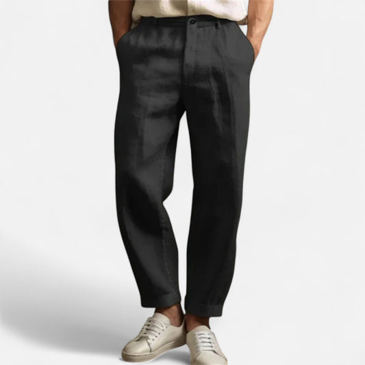 Old Monarchy | Men’s Linen Trousers – Breathable Loose-Fit Comfort for Spring & Summer
