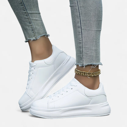 Old Monarchy | Women’s Heritage White Leather Sneakers