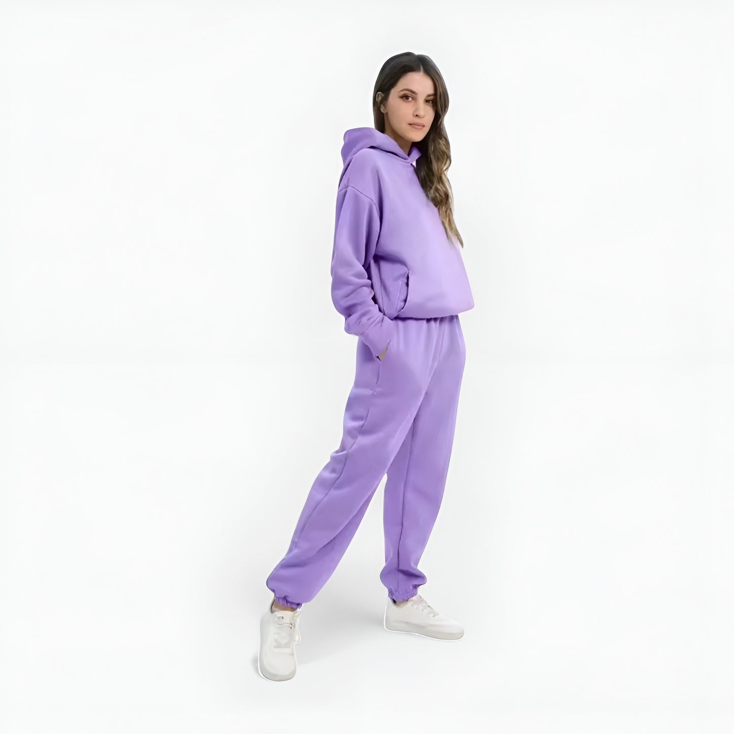 Old Monarchy | Women’s Two-Piece Lounge Tracksuit – Hooded Sweatshirt & Trousers