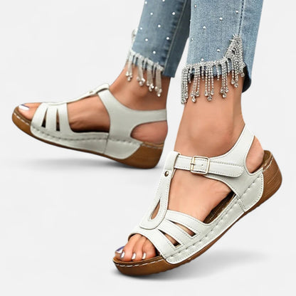 Old Monarchy | Women’s Orthopaedic Closed-Toe Sandals – Corrective Arch Support, Adjustable Comfort for Everyday Stability