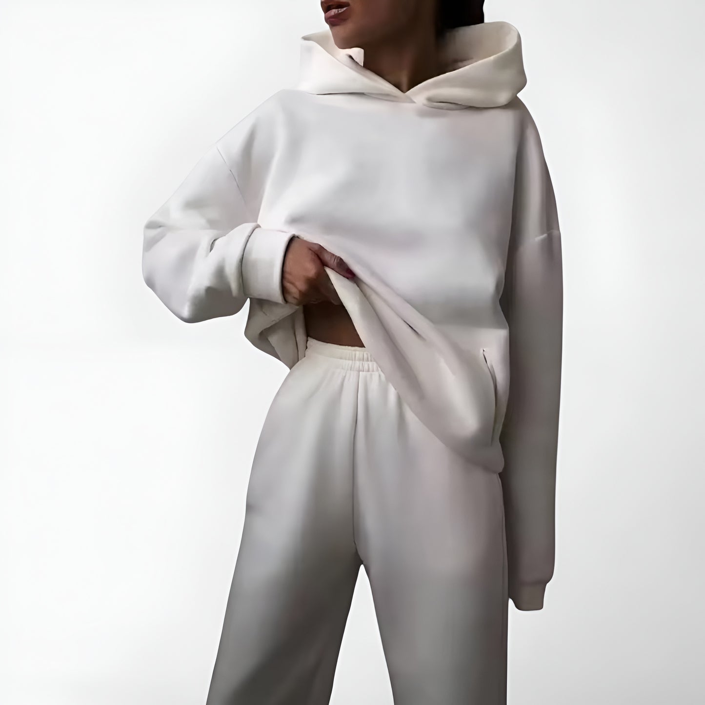 Old Monarchy | Women’s Two-Piece Lounge Tracksuit – Hooded Sweatshirt & Trousers