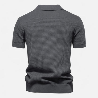 Old Monarchy | Men’s Knit Polo Shirt – Elegant Comfort for Leisure & Business