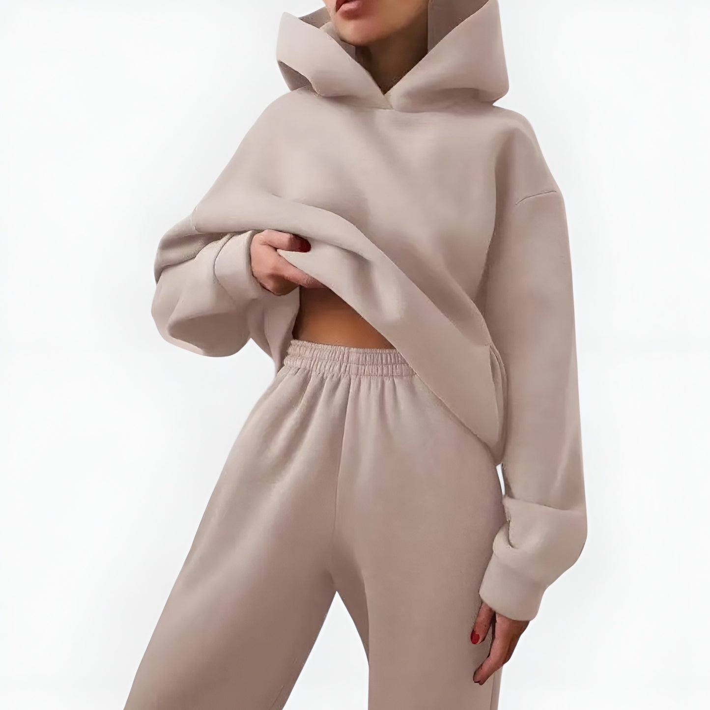 Old Monarchy | Women’s Two-Piece Lounge Tracksuit – Hooded Sweatshirt & Trousers