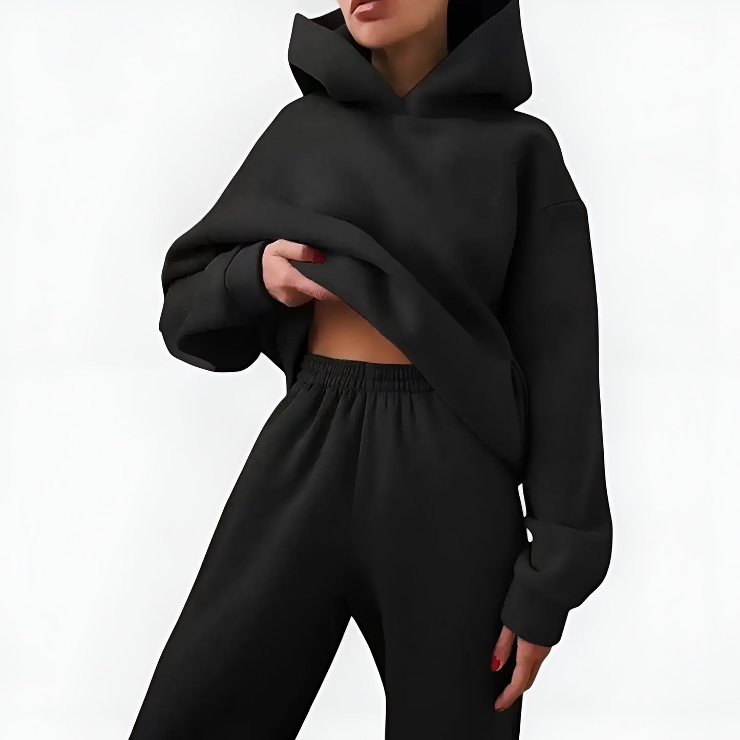 Old Monarchy | Women’s Two-Piece Lounge Tracksuit – Hooded Sweatshirt & Trousers
