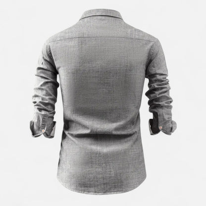 Old Monarchy | Men’s Vintage Cotton Shirt – Timeless Utility, Everyday Refinement in a Classic Fit