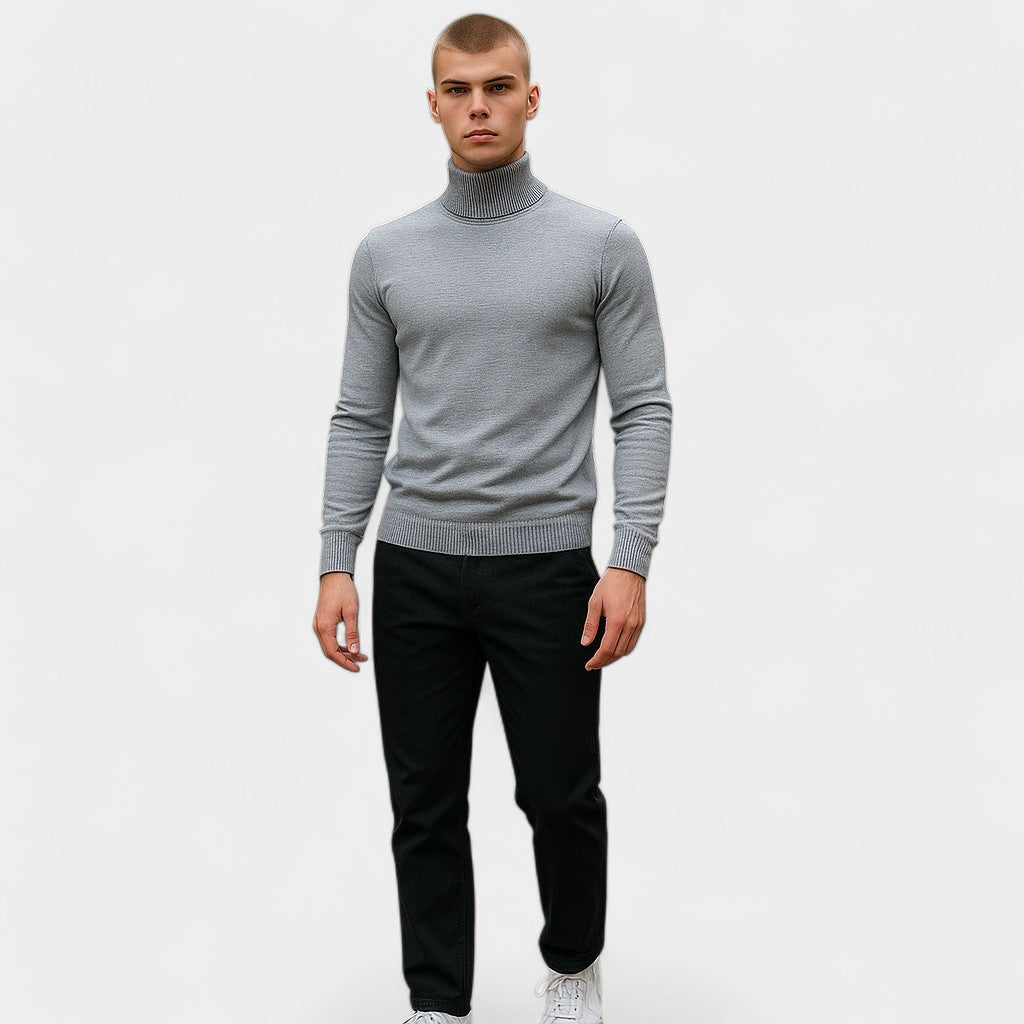 Old Monarchy | Men’s Knitted Sweater – Slim Fit, Casual Winter Layer