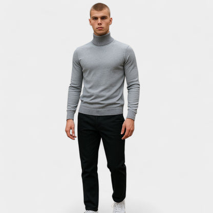 Old Monarchy | Men’s Knitted Sweater – Slim Fit, Casual Winter Layer