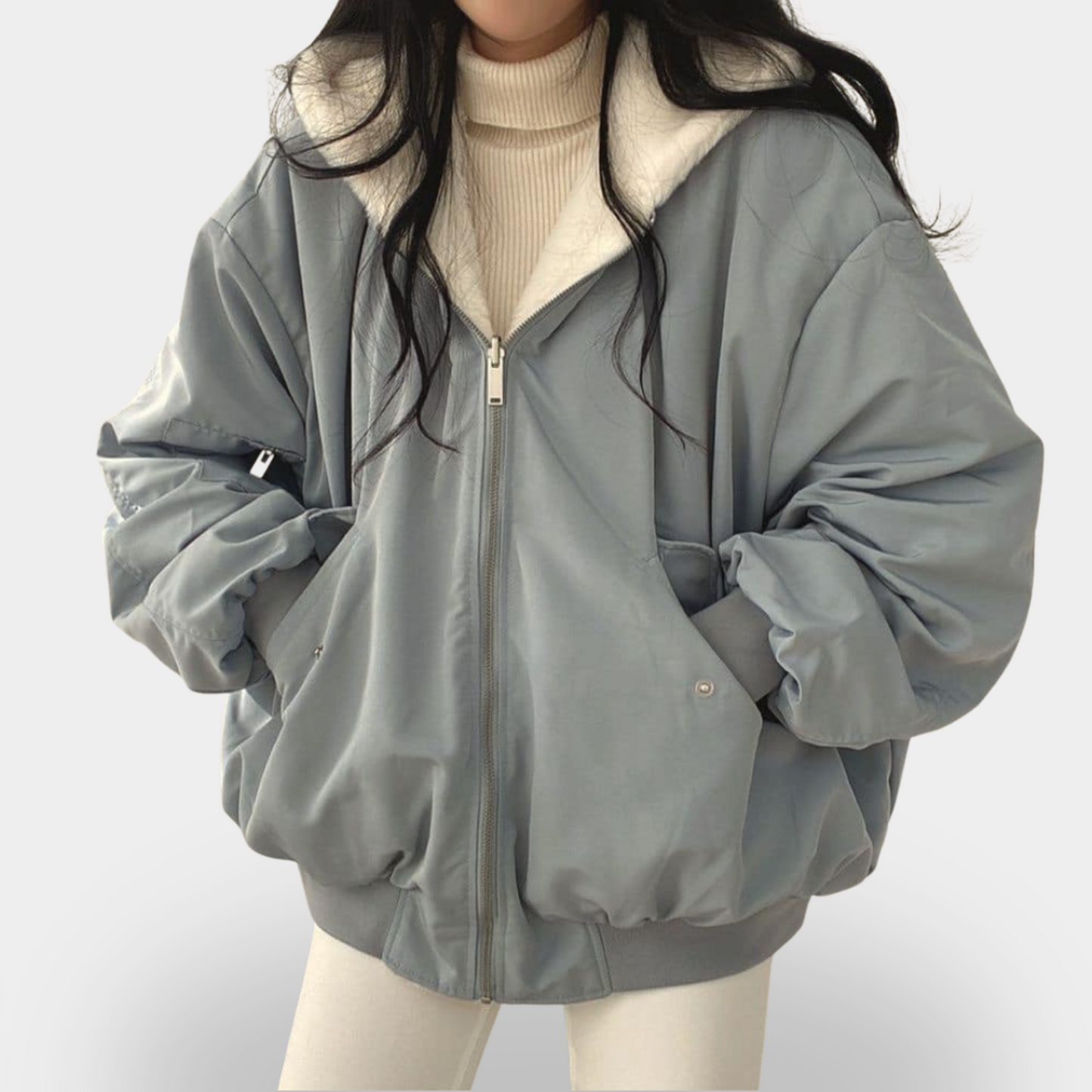 Old Monarchy | Women’s Fleece Hooded Jacket – Cozy Warmth, Effortless Style