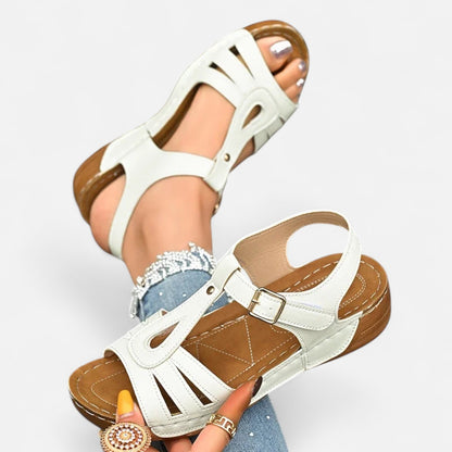 Old Monarchy | Women’s Orthopaedic Closed-Toe Sandals – Corrective Arch Support, Adjustable Comfort for Everyday Stability