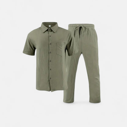 Old Monarchy | Men’s Vintage Shirt & Trouser Set – Heritage Style, Relaxed Refinement for the Modern Gentleman