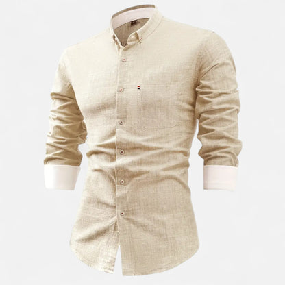 Old Monarchy | Men’s Vintage Cotton Shirt – Timeless Utility, Everyday Refinement in a Classic Fit