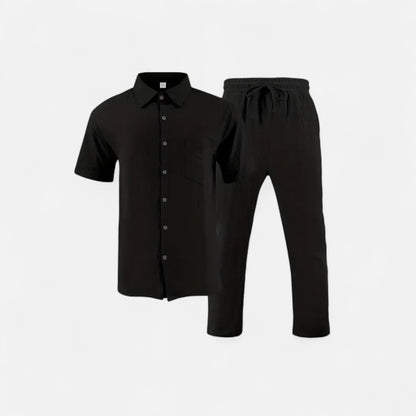 Old Monarchy | Men’s Vintage Shirt & Trouser Set – Heritage Style, Relaxed Refinement for the Modern Gentleman