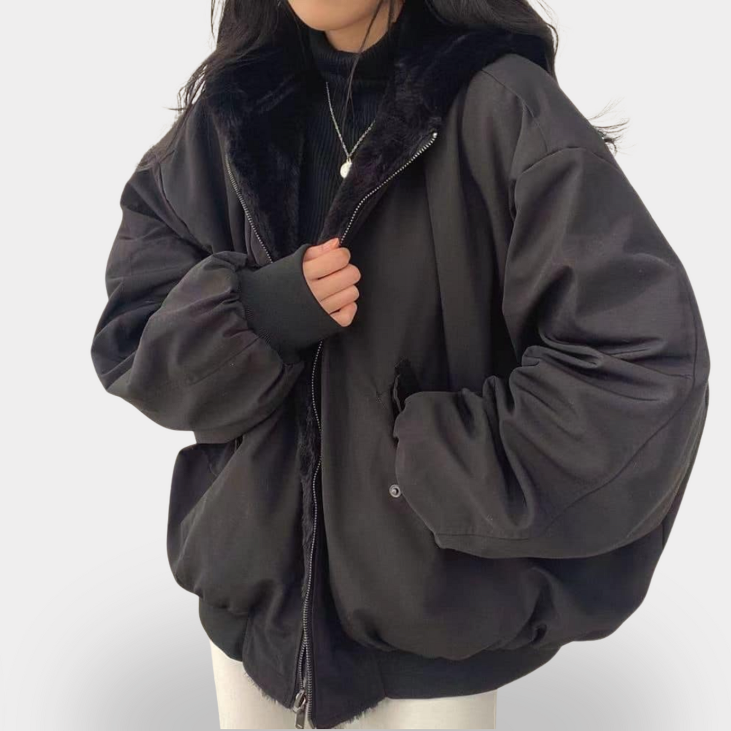 Old Monarchy | Women’s Fleece Hooded Jacket – Cozy Warmth, Effortless Style
