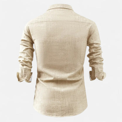 Old Monarchy | Men’s Vintage Cotton Shirt – Timeless Utility, Everyday Refinement in a Classic Fit